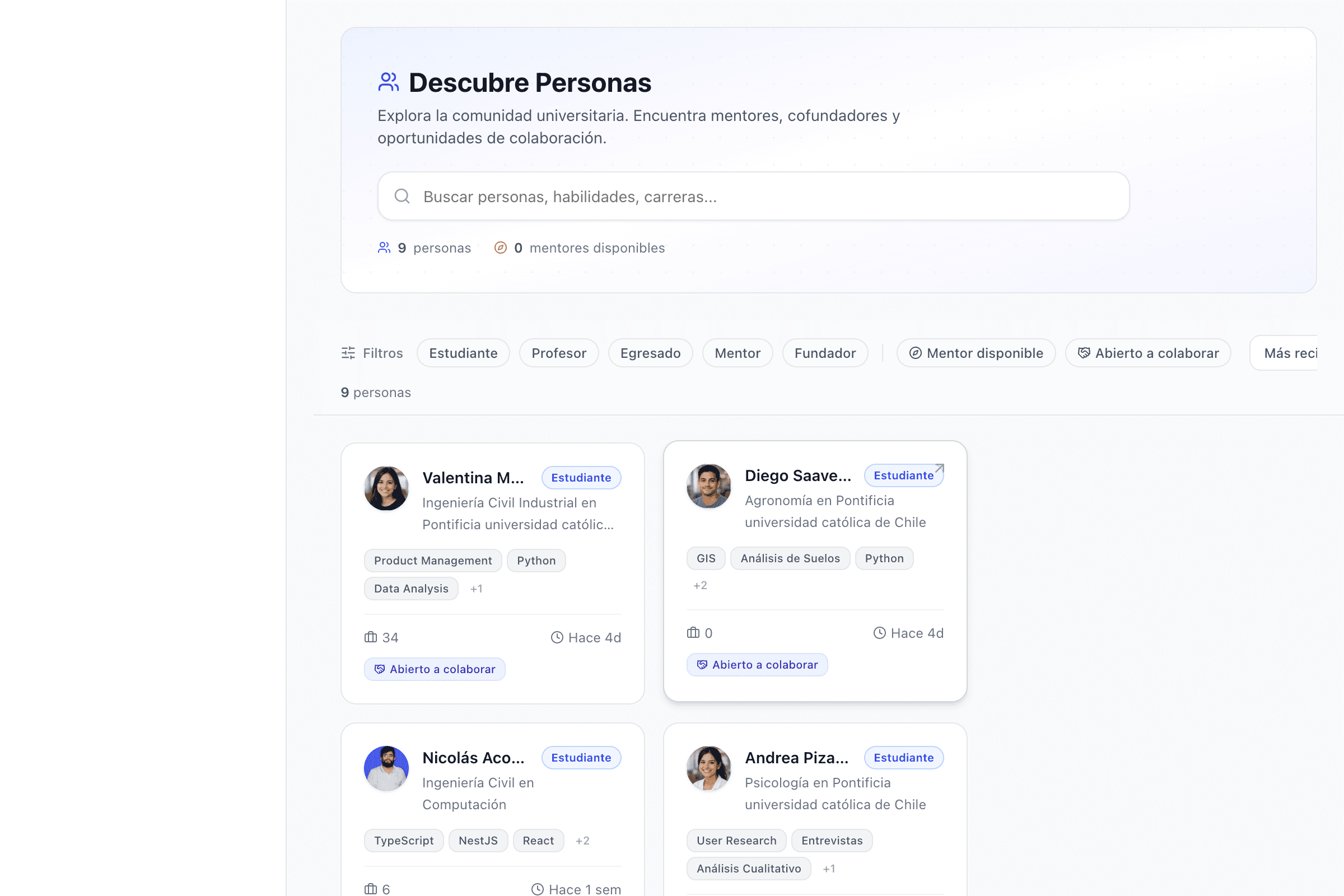 Colaboradores que complementan tu equipo